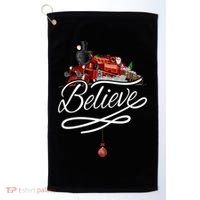 Believe Polar Express Christmas Holiday Train Golf Towel thumb 0