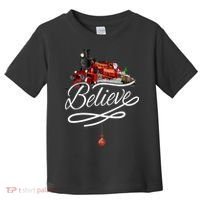 Believe Polar Express Christmas Holiday Train Toddler T-Shirt thumb 0