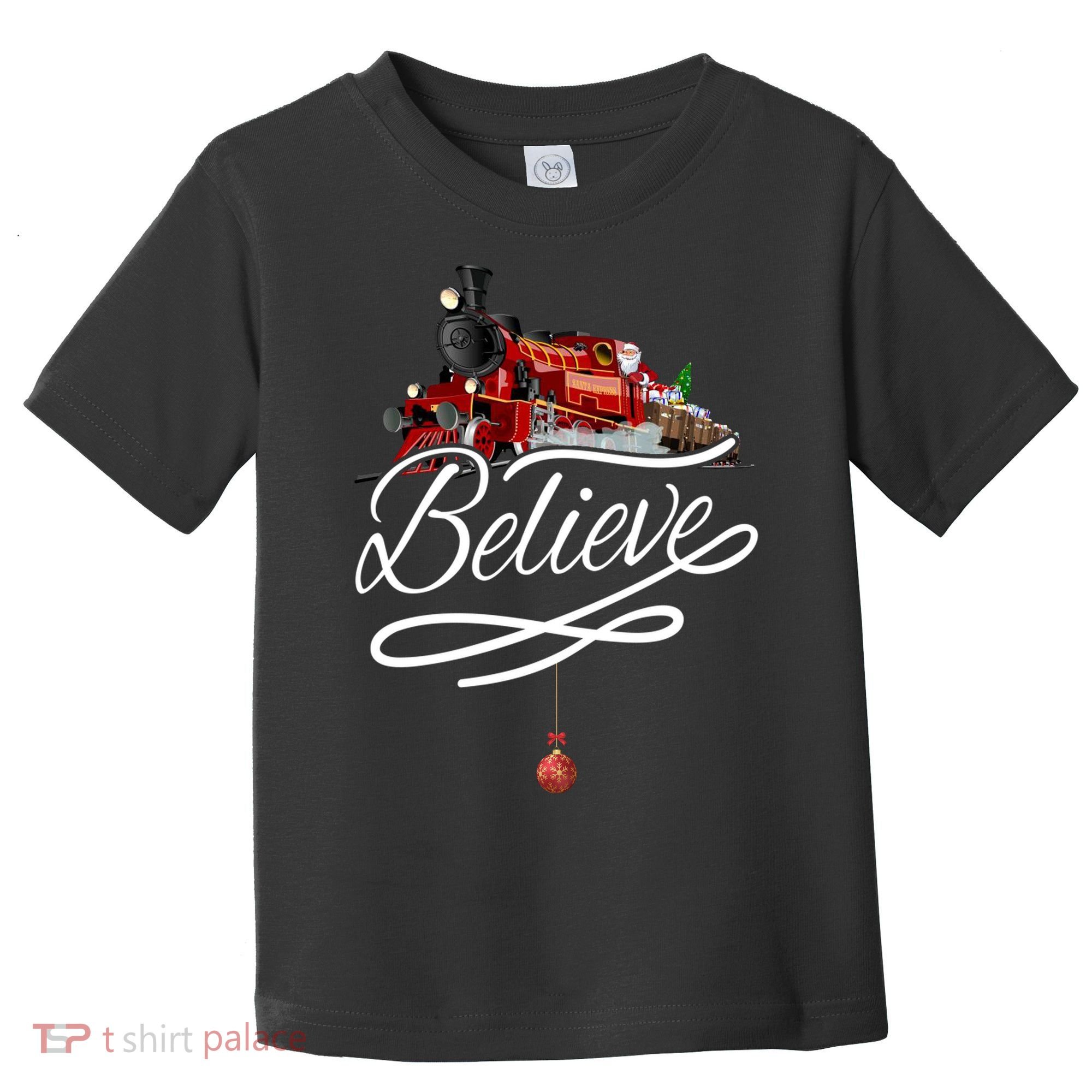 Believe Polar Express Christmas Holiday Train Toddler T-Shirt