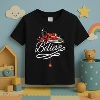Believe Polar Express Christmas Holiday Train Toddler T-Shirt thumb 3