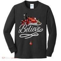 Believe Polar Express Christmas Holiday Train Kids Long Sleeve Shirt thumb 0
