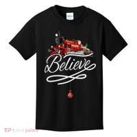 Believe Polar Express Christmas Holiday Train Kids T-Shirt thumb 0