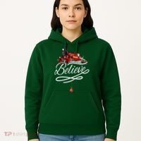 Believe Polar Express Christmas Holiday Train Hoodie thumb 5