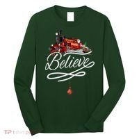 Believe Polar Express Christmas Holiday Train Long Sleeve Shirt thumb 0