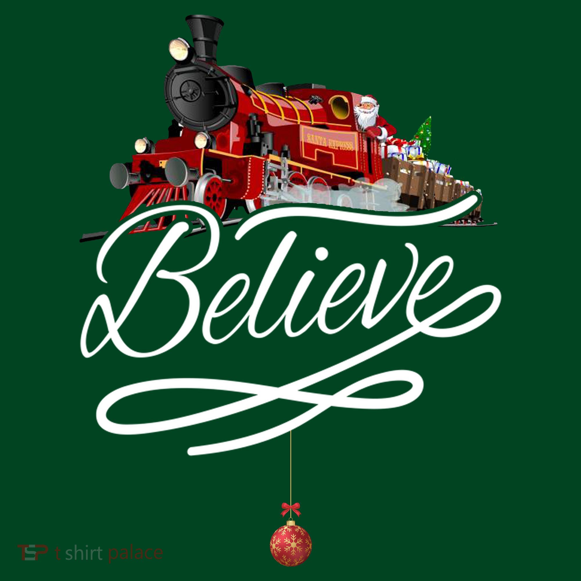 Believe Polar Express Christmas Holiday Train Apron