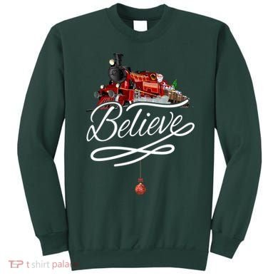 Believe Polar Express Christmas Holiday Train Sweatshirt