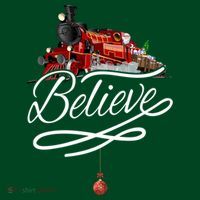 Believe Polar Express Christmas Holiday Train Women's T-Shirt thumb 6