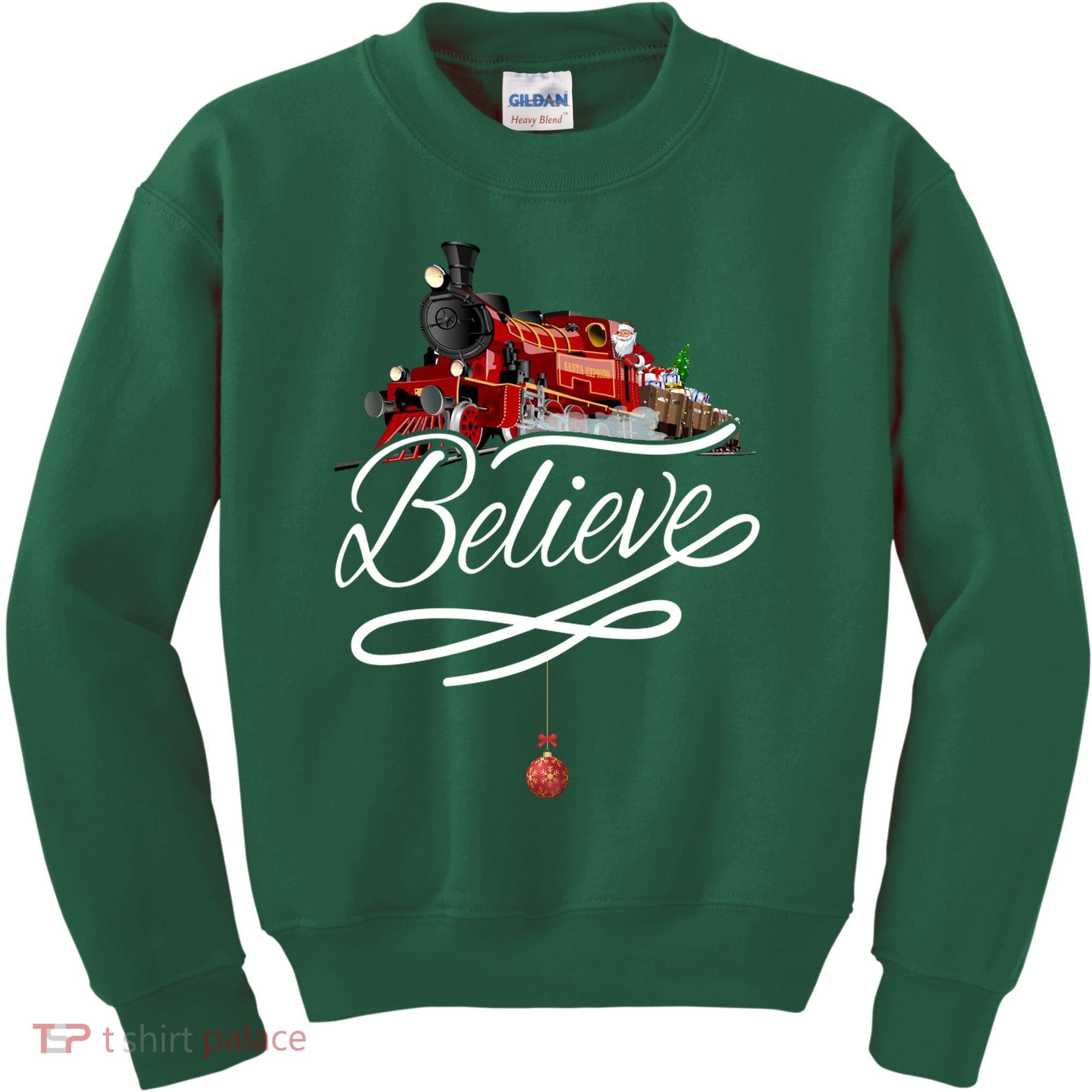 Believe Polar Express Christmas Holiday Train Kids Sweatshirt