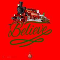 Believe Polar Express Christmas Holiday Train Santa Hat thumb 1
