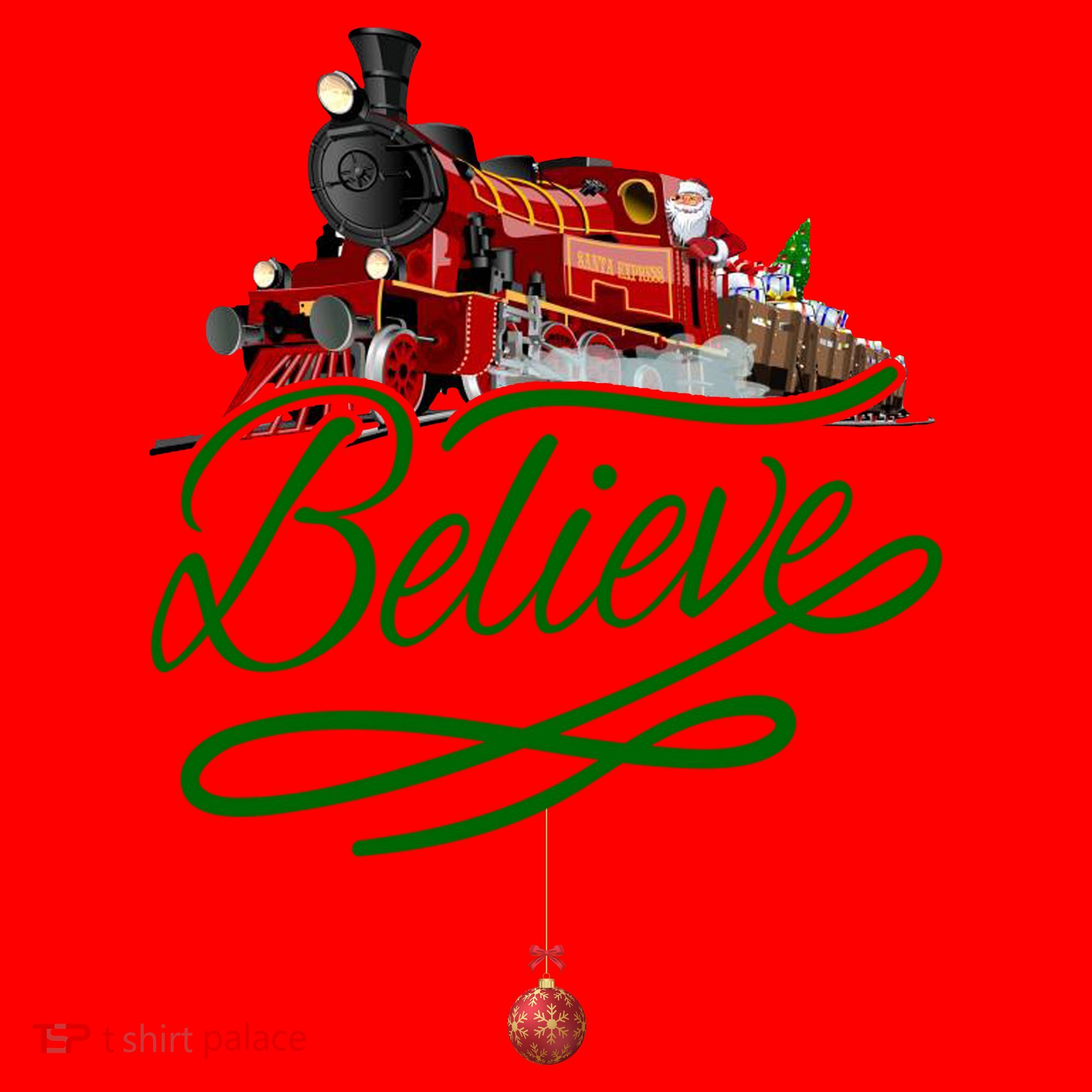 Believe Polar Express Christmas Holiday Train Santa Hat