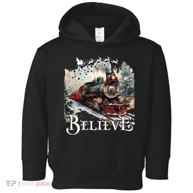 Believe Polar Express Christmas Train Toddler Hoodie