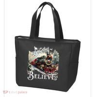 Believe Polar Express Christmas Train Tote Bag thumb 3