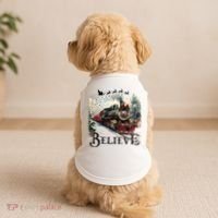Believe Polar Express Christmas Train Doggie Tank thumb 2