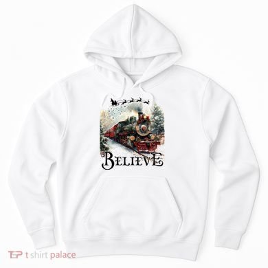 Believe Polar Express Christmas Train Hoodie