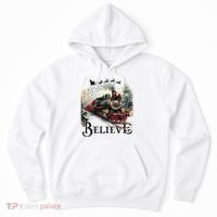Believe Polar Express Christmas Train Hoodie thumb 0