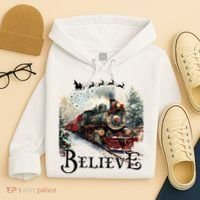 Believe Polar Express Christmas Train Hoodie thumb 4