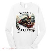 Believe Polar Express Christmas Train Long Sleeve Shirt thumb 0