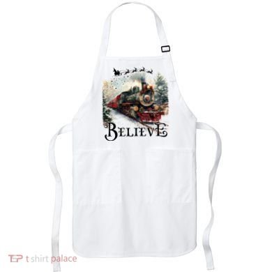 Believe Polar Express Christmas Train Apron
