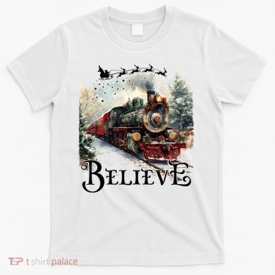 Believe Polar Express Christmas Train T-Shirt