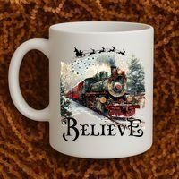 Believe Polar Express Christmas Train Coffee Mug thumb 2
