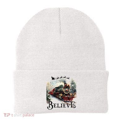 Believe Polar Express Christmas Train Beanie