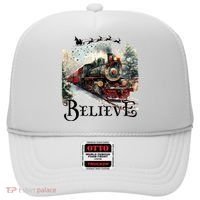 Believe Polar Express Christmas Train Hat thumb 0