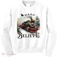 Believe Polar Express Christmas Train Kids Sweatshirt thumb 0