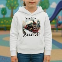 Believe Polar Express Christmas Train Kids Hoodie thumb 3