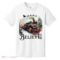 Believe Polar Express Christmas Train Kids T-Shirt thumb 0