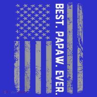 Best Papaw Ever Vintage American Flag T-Shirt thumb 7