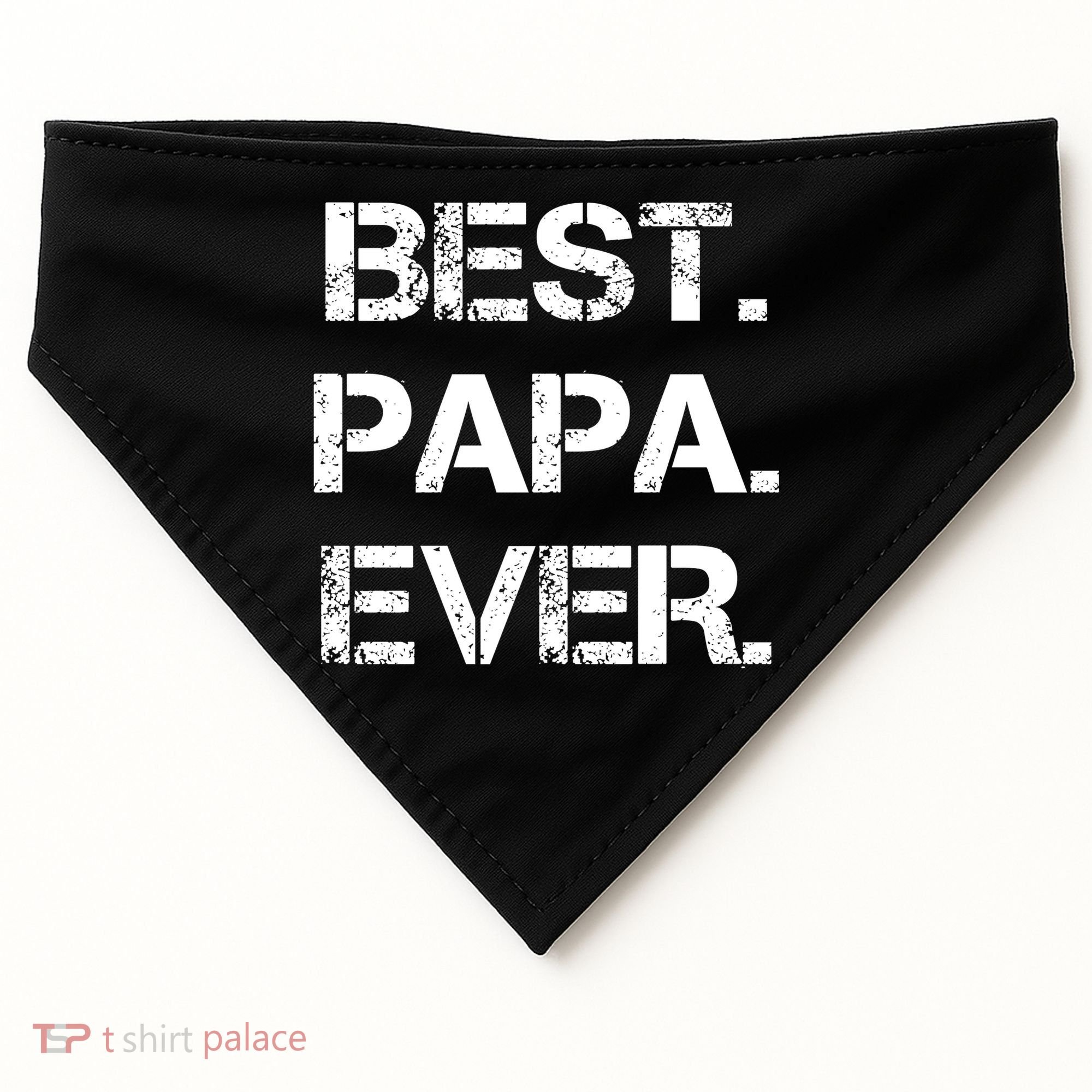 Best Papa Ever FatherS Day Gift USA-Made Doggie Bandana