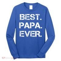 Best Papa Ever FatherS Day Gift Long Sleeve Shirt thumb 0