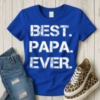 Best Papa Ever FatherS Day Gift Women's T-Shirt thumb 3