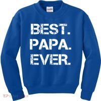 Best Papa Ever FatherS Day Gift Kids Sweatshirt thumb 0