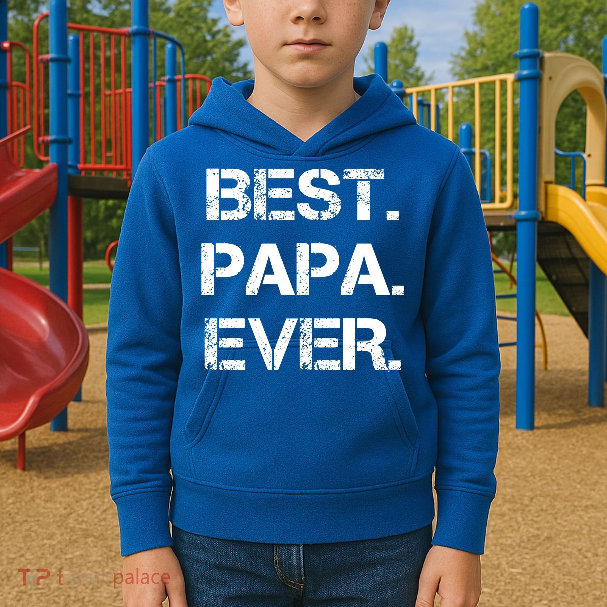 Best Papa Ever FatherS Day Gift Kids Hoodie