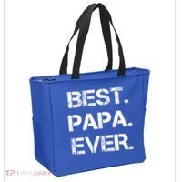 Best Papa Ever FatherS Day Gift Tote Bag thumb 2
