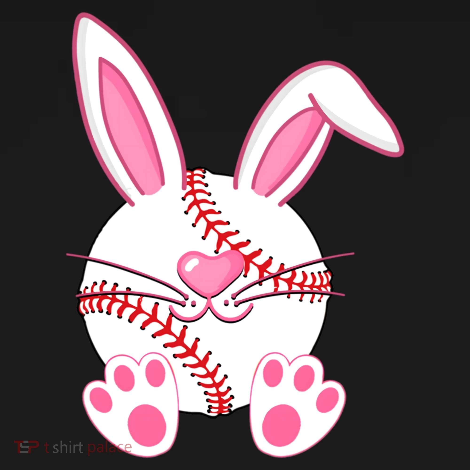 Baseball Player Easter Bunny Ears Easter Day Gift Doggie Tank