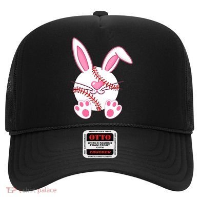 Baseball Player Easter Bunny Ears Easter Day Gift Hat
