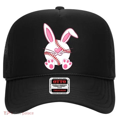 Baseball Player Easter Bunny Ears Easter Day Gift Hat