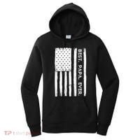 Best Papa Ever Patriotic Usa American Flag FatherS Day Dad Gift Women's Hoodie thumb 0