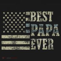 Best Papa Ever American Flag Usa Flag Women's Hoodie thumb 2