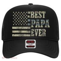 Best Papa Ever American Flag Usa Flag Hat thumb 0