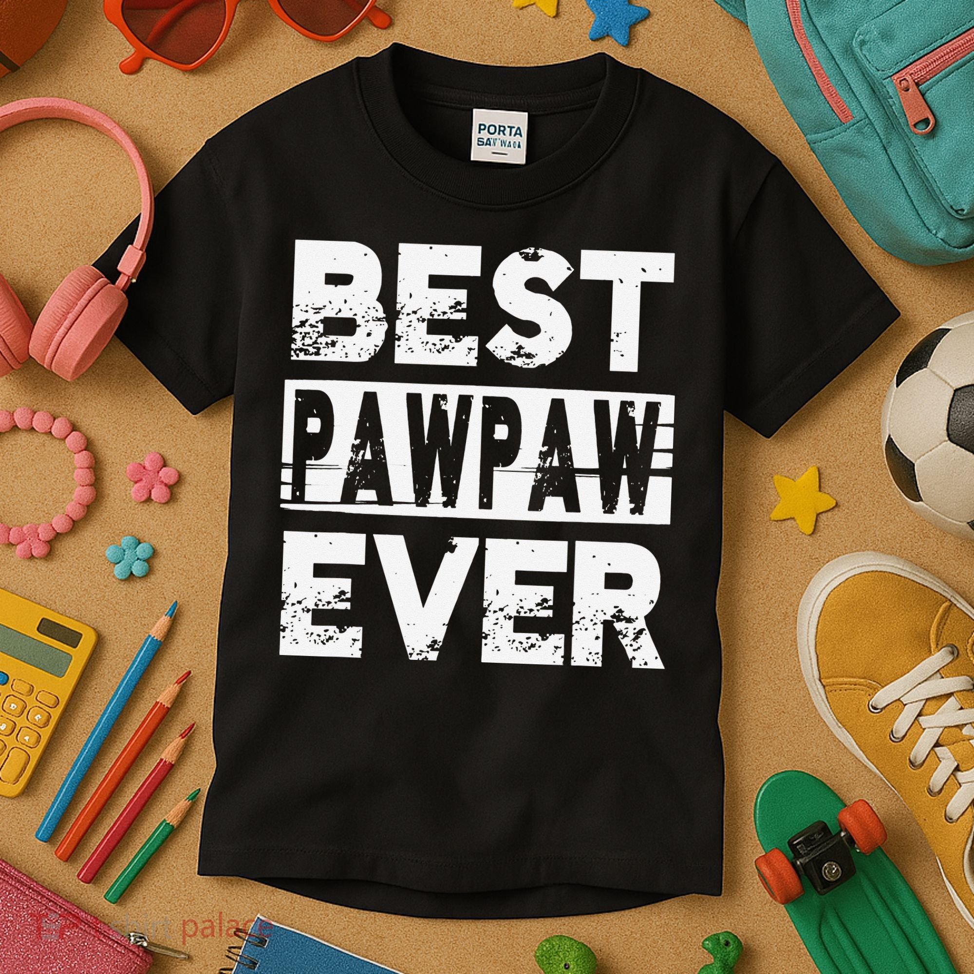 Best Pawpaw Ever Gift For Grandpa Father's Day Kids T-Shirt