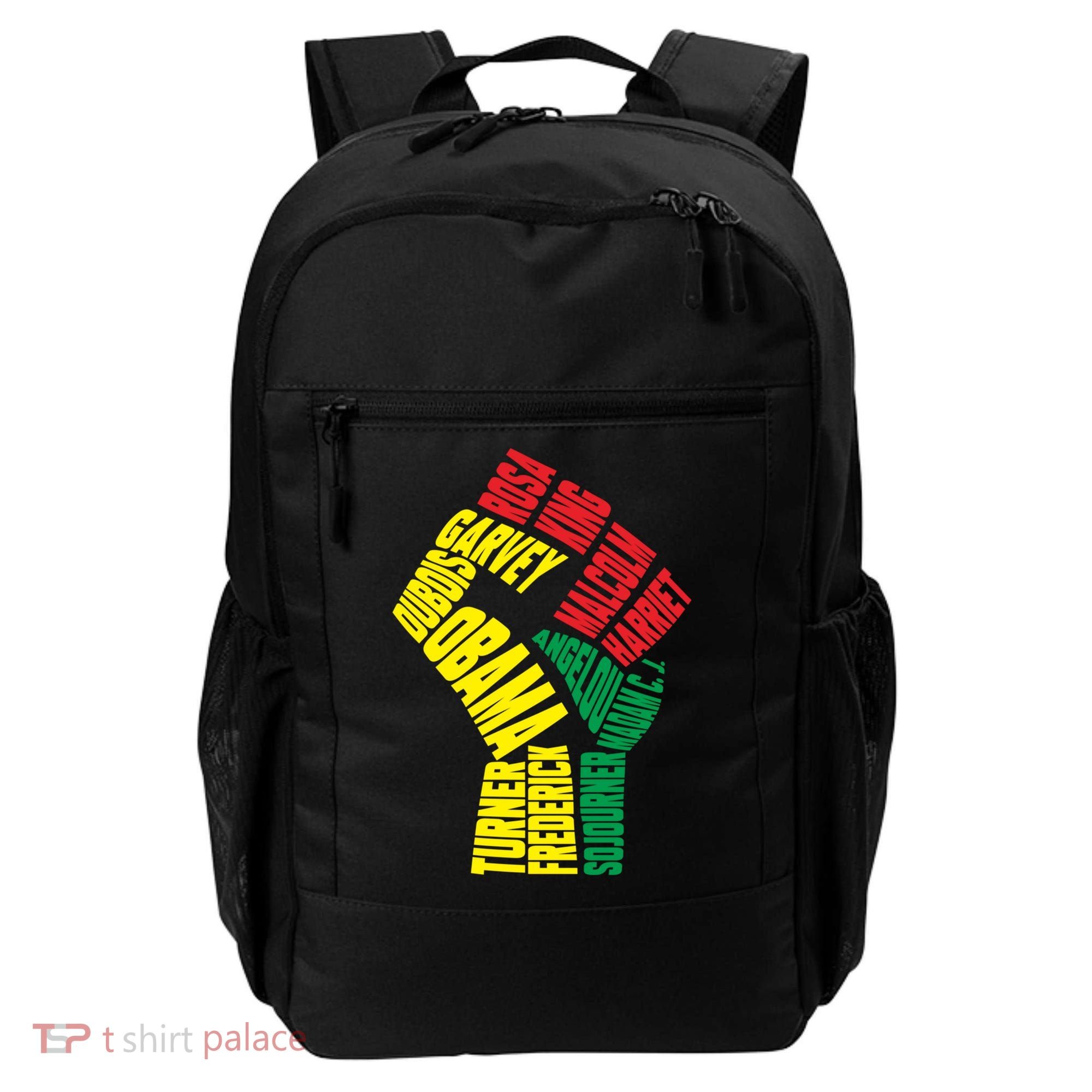 Black Power Fist Inspirational Black History Leaders Cool Gift Backpack
