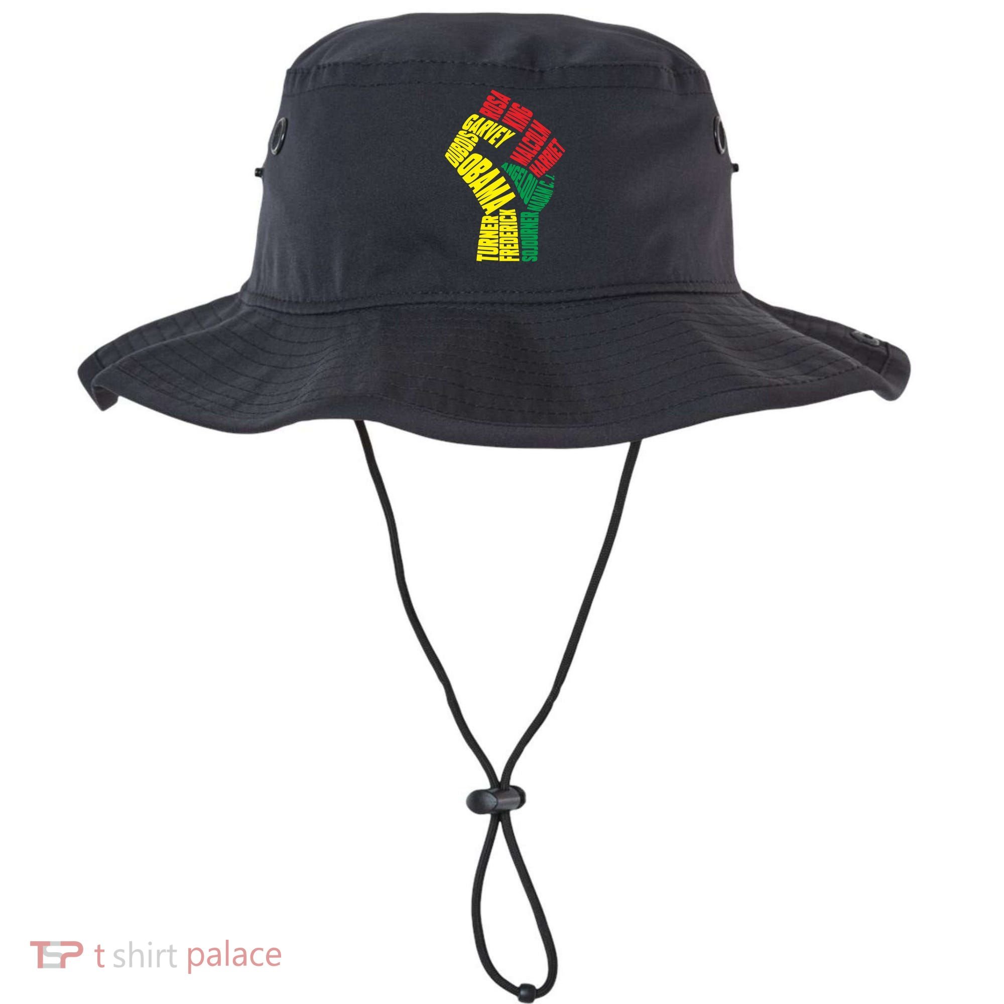Black Power Fist Inspirational Black History Leaders Cool Gift Bucket Hat