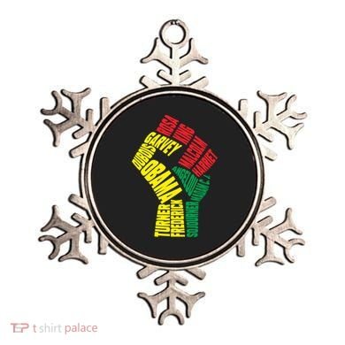 Black Power Fist Inspirational Black History Leaders Cool Gift Ornament