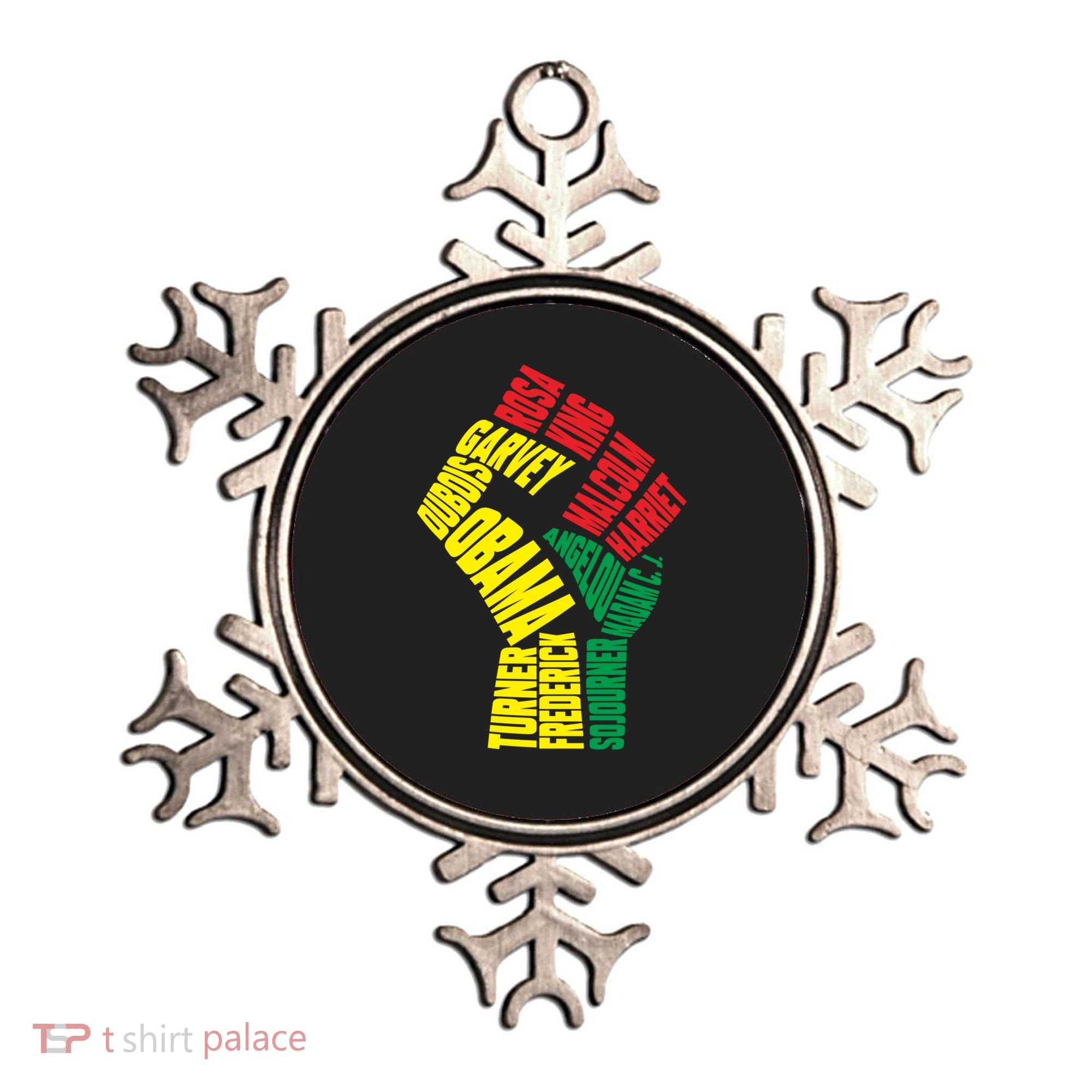 Black Power Fist Inspirational Black History Leaders Cool Gift Ornament