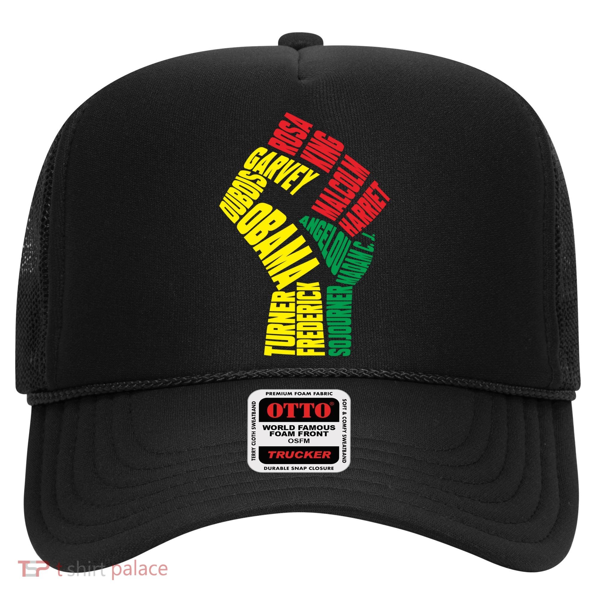 Black Power Fist Inspirational Black History Leaders Cool Gift Hat