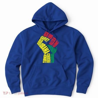 Black Power Fist Inspirational Black History Leaders Cool Gift Hoodie