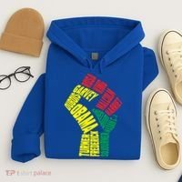 Black Power Fist Inspirational Black History Leaders Cool Gift Hoodie thumb 4
